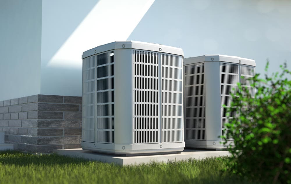 CAM Heating & Cooling | Etowah, NC | residential heating and air units outside a home CAM Heating & Cooling | Etowah, NC | residential heating and air units outside a home